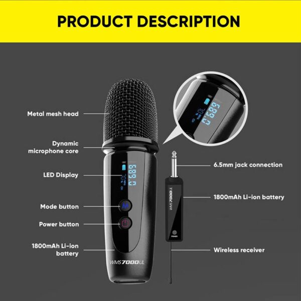 SonicGear WMS 7000 UL Wireless Microphone 2 »